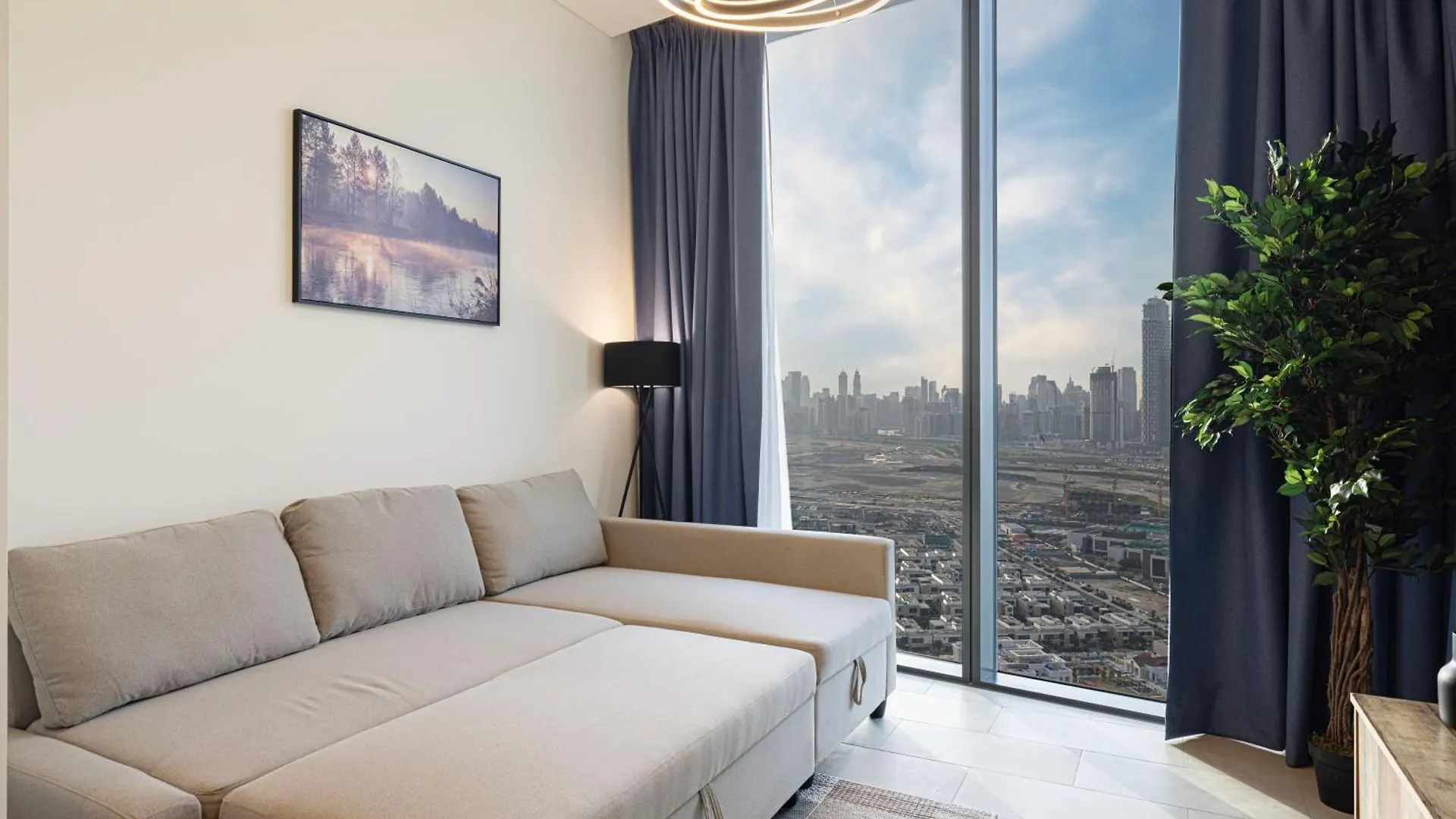 Easemytrip - Sobha Waves Luxury, 1Br Apt With Burj Khalifa View Dubai United Arab Emirates