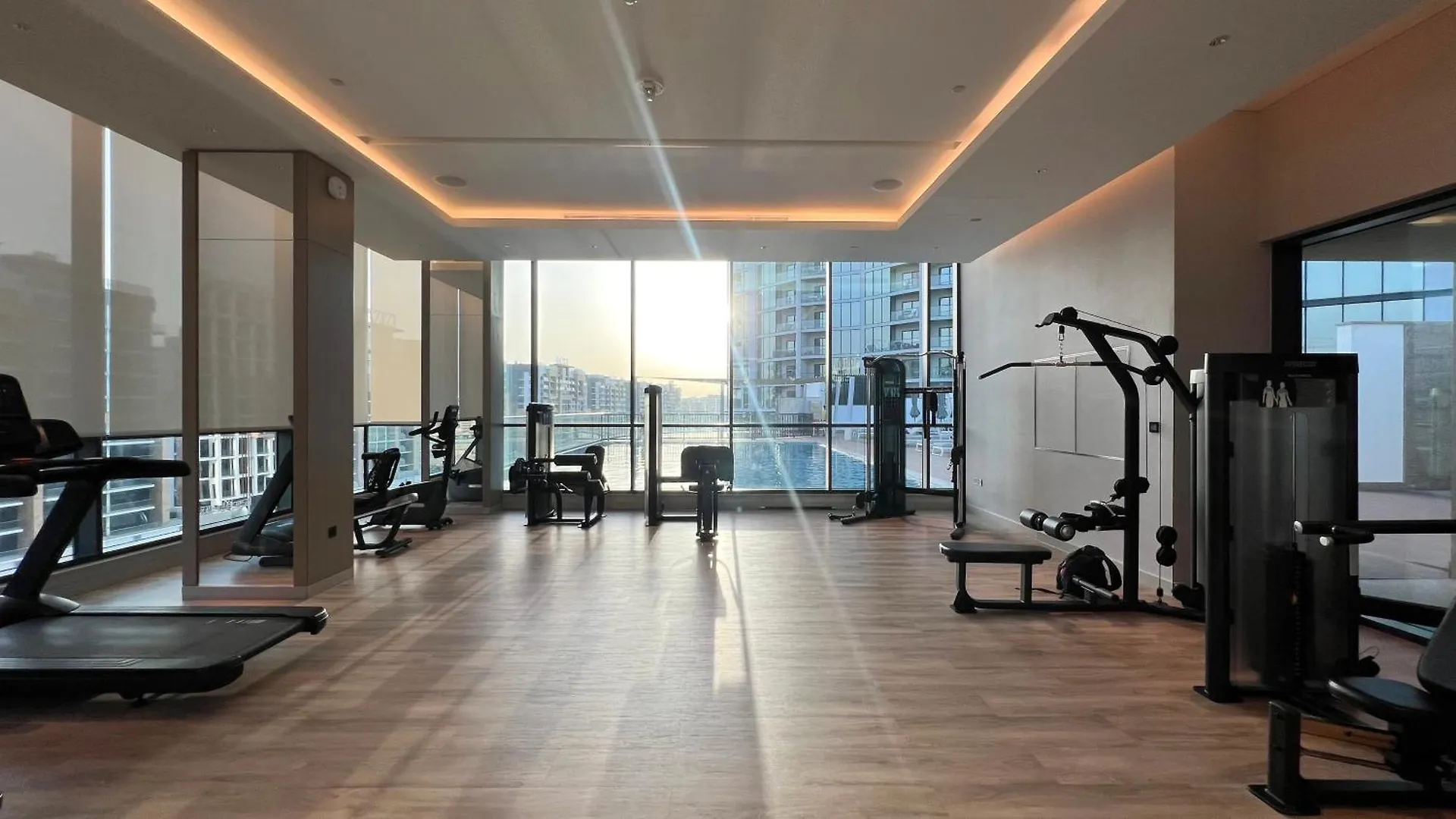 Apartment Easemytrip - Sobha Waves Luxury, 1Br Apt With Burj Khalifa View Dubai United Arab Emirates
