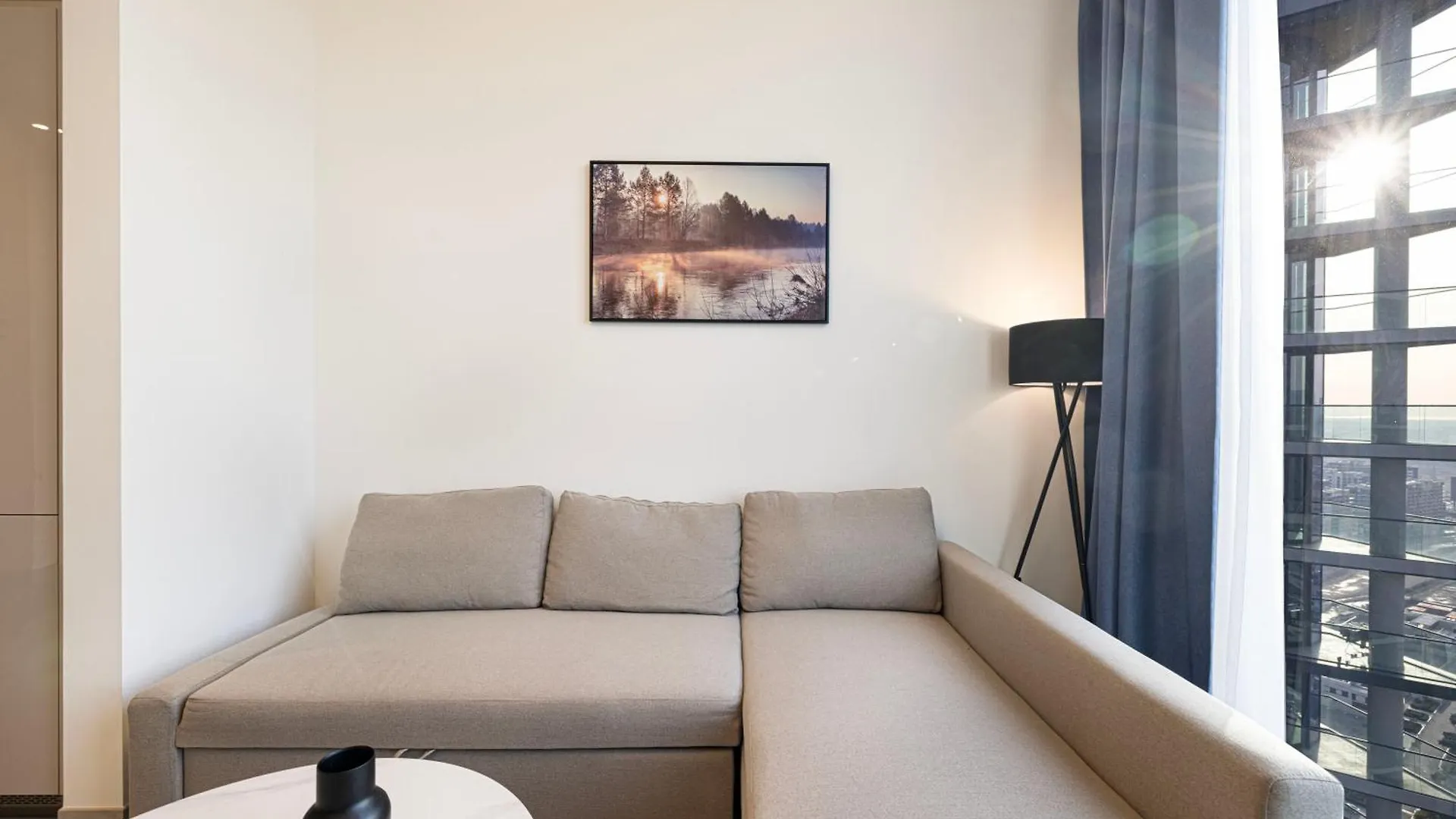 Apartment Easemytrip - Sobha Waves Luxury, 1Br Apt With Burj Khalifa View Dubai United Arab Emirates